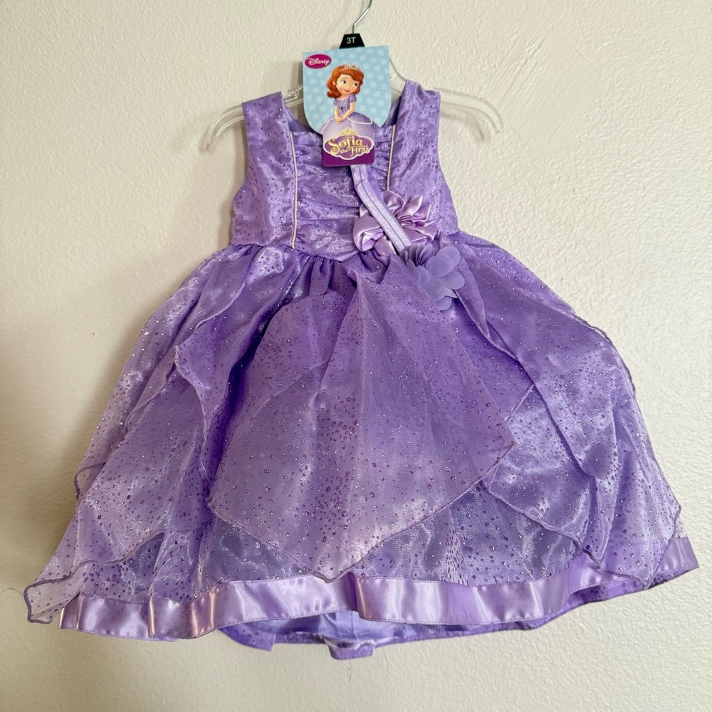 Costume New Disney Sofia the first Princess Purple Dress